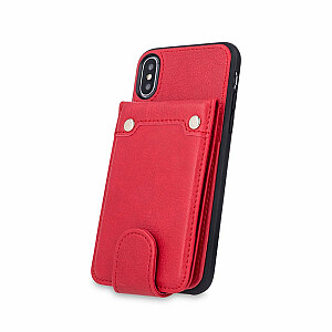 Mocco Smart Wallet Case Чехол Из Эко Кожи - Держатель Для Визиток Apple iPhone 6 / iPhone 6S Красный