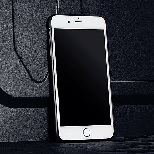 Qult Luxury Drop Back Case Aizmugurējais Silikona Apvalks Priekš Apple iPhone 7 Plus / 8 Plus Melns