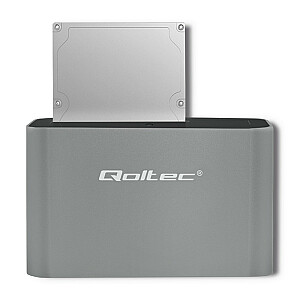 Qoltec 5315 prijungimo stotis HDD/SSD | 2,5"/3,5" VALANDOS | USB 3.0