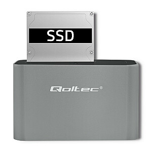 Qoltec 5315 Док-станция HDD/SSD | 2,5"/3,5" SATA | USB 3.0