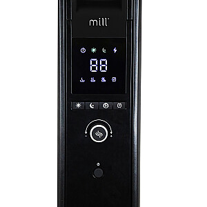 Elektrinis šildytuvas Mill AB- H1000DN BLACK Radiatorius Vidinis juodas 1000 W