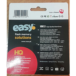 IMRO EASY/8GB USB Type-A 2.0 Flash Drive Black