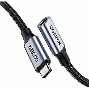 USB laidas Ugreen USB-C į USB-C 1 m juodas (UGR1132BLK)