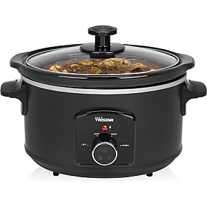 Tristar Slowcooker VS-3915 180 W, 3,5 L, Programų skaičius 3, Juoda