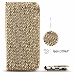 Fusion Magnet Case Atverčiamas dėklas, skirtas Samsung A136 Galaxy A13 5G Gold