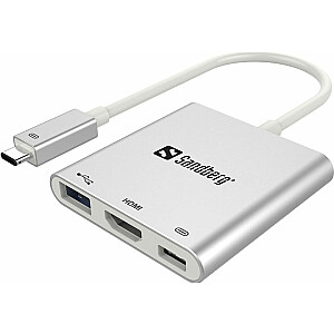 „Sandberg“ USB-C stotis / replikatorius (136-00)