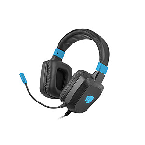 Fury Gaming Headset Raptor Integruotas mikrofonas, juoda/mėlyna
