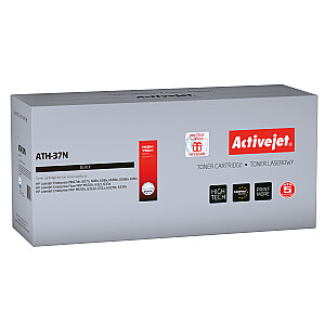 тонер Activejet ATH-37N для принтера HP; Замена HP 37A CF237A; Верховный; 11000 страниц; черный