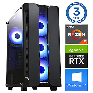 Žaidimų kompiuteris INTOP Ryzen 5 5500 16GB 1TB SSD M.2 NVME RTX3060 12GB WIN11