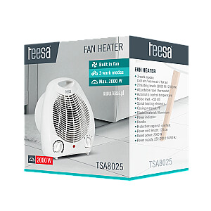 Электрический обогреватель Teesa TSA8025 Indoor White 2000 Вт