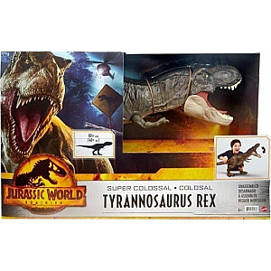 „Mattel Jurassic World Action“ figūra Kolosalus tiranozauras T-Rex HBK73