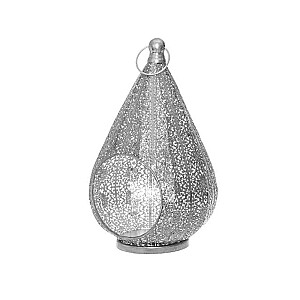 Подсвечник-фонарь 4Living Mood серебро 27см 607920
