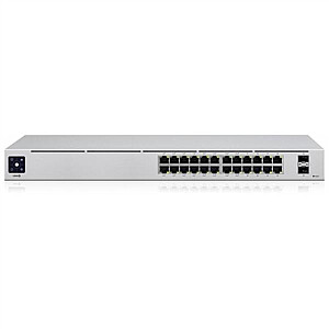 Šakotuvas Ubiquiti Networks UBIQUITI USW-Pro-24-POE 24 prievadų + 2xSFP+ 10 Gigabit Switch 16x PoE+ 8x POE++