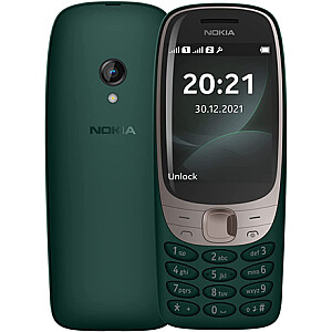 Nokia 6310 TA-1400 (žalia) Dvi SIM kortelės 2.8 TFT 240x320/16MB/8MB RAM/microSDHC/microUSB/BT