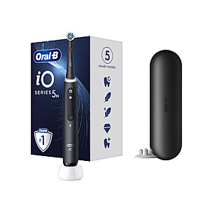 Oral-B Electric Toothbrush iOG5.1B6.2DK iO5 Rechargeable, For adults, Number of brush heads included 1, Matt Black, Number of teeth brushing modes 5