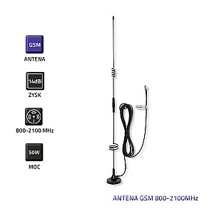 Qoltec 57035 GSM antena 800-2100 MHz | Kambaryje