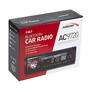 Портативная стереомашина AUDIOCORE AC9720B (USB + AUX + SD карты)