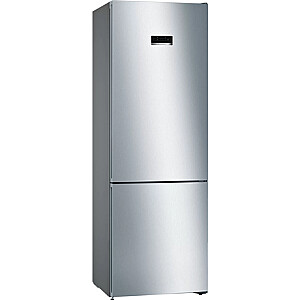 Bosch Refrigerator KGN49XLEA Energy efficiency class E, Free standing, Combi, Height 203 cm, No Frost system, Fridge net capacity 330 L, Freezer net capacity 108 L, 40 dB, Stainless steel, 70 cm