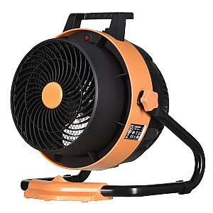 NEO TOOLS 90-070 Elektrinis šildytuvas 2 viename + šildytuvo ventiliatorius 2400 W juoda, oranžinė