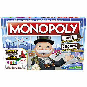 MONOPOLY Žaidimas „Monopolis: keliauk. Pasaulinis turas“, (estų ir latvių  kalbomis)