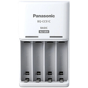 Panasonic akumuliatoriaus įkroviklis ENELOOP BQ-CC51E AA/AAA, 10 val.