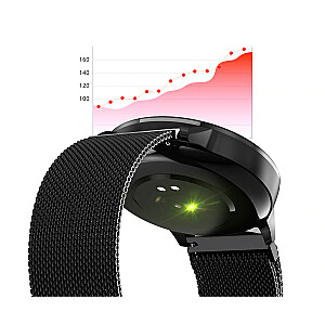 Media-Tech MT863 juodas IPS išmanusis laikrodis, 3,3 cm (1,3 colio) mobilusis