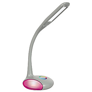 Activejet VENUS GRAY LED stalinė lempa su RGB lizdu