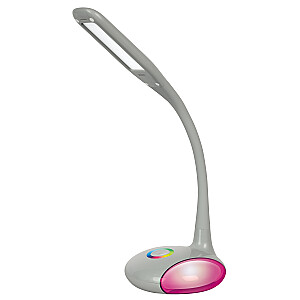 Activejet VENUS GRAY LED stalinė lempa su RGB lizdu