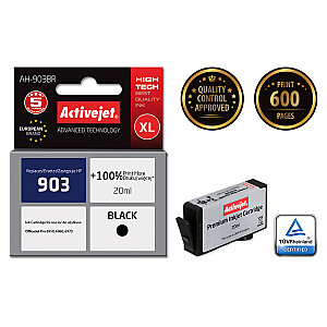 Чернила Activejet AH-903BR для принтера HP; замена HP 903 T6L99AE; Премиум; 20 мл; черный