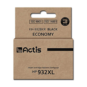 чернила Actis KH-932BKR для принтера HP; замена HP 932XL CN053AE; стандарт; 30 мл; черный