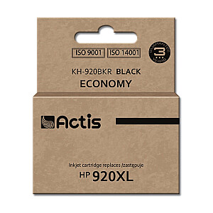 чернила Actis KH-920BKR для принтера HP; замена HP 920XL CD975AE; стандарт; 50 мл; черный