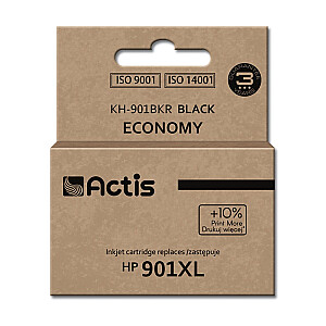 Actis KH-901BKR rašalas HP spausdintuvui; HP 901XL CC656AE keitimas; standartinis; 20 ml; juodas