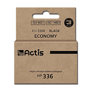 чернила Actis KH-336R для принтера HP; замена HP 336 C9362A; стандарт; 9 мл; черный