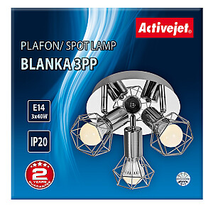 Lubinis šviestuvas Activejet AJE-BLANKA 3PP