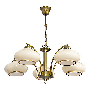 Activejet Lubinis šviestuvas AJE-RITA 5P E27 5x40W Patina