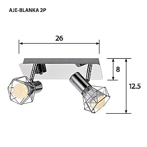 Потолочный светильник Activejet AJE-BLANKA 2P