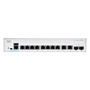 Сетевой коммутатор Cisco CBS350-8T-E-2G-EU Управляемый L2/L3 Gigabit Ethernet (10/100/1000)
