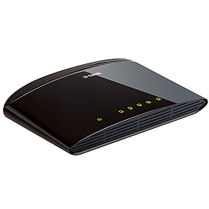 D-Link DES-1005D nevaldomas greitas eternetas (10/100) juodas