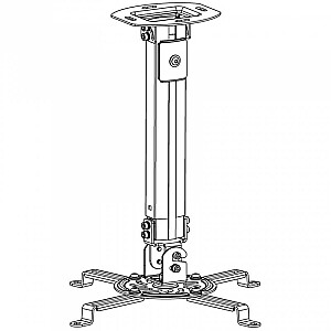 Techly projektoriaus lubų atramos prailginimas 545–900 mm sidabrinis ICA-PM 18M