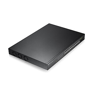 Zyxel GS1900-24HP Управляемый Gigabit Ethernet (10/100/1000) 1U Черный