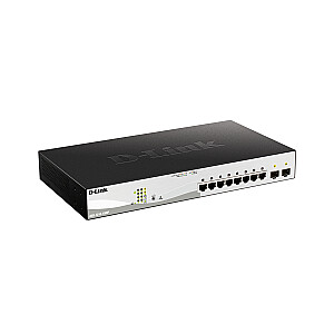 D-Link DGS-1210-10MP tinklo jungiklis Valdomas L2/L3 Gigabit Ethernet (10/100/1000) Maitinimas per Ethernet (PoE) Juodas