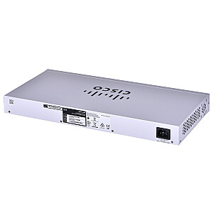 Cisco CBS110 Nevaldomas L2 Gigabit Ethernet (10/100/1000) Maitinimas per Ethernet (PoE) 1U pilka