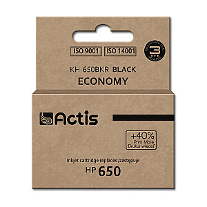 чернила Actis KH-650BKR для принтера HP; замена HP 650 CZ101AE; стандарт; 15 мл; черный