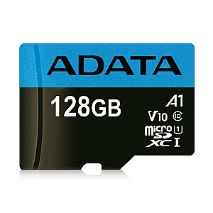 ADATA Premier 128GB MicroSDXC 10 klasės UHS-I atminties kortelė