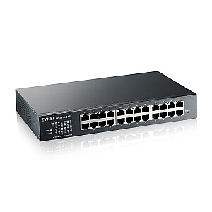 „Zyxel GS1915-24E“ valdomas L2 Gigabit Ethernet (10/100/1000) 1U juodas