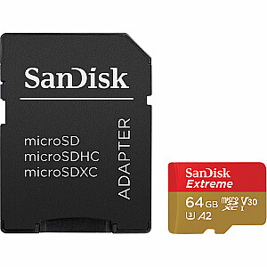 ПАМЯТЬ MICRO SDXC 64 ГБ UHS-I/W/A SDSQXAH-064G-GN6AA SANDISK