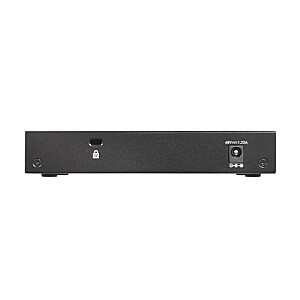 Netgear GS305Pv2 Nevaldomas Gigabit Ethernet (10/100/1000) Maitinimas per Ethernet (PoE), juodas