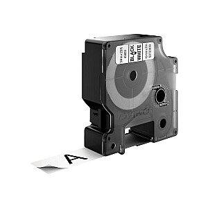DYMO D1 Standard — черный на белом — 19 мм