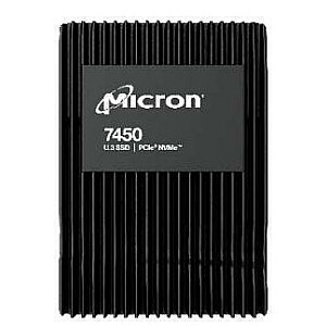 Твердотельный накопитель MICRON SSD серии 7450 MAX 3,2 ТБ Технология флэш-памяти PCIE NVMe NAND TLC Скорость записи 5300 МБ/с Скорость чтения 6800 МБ/с Форм-фактор U.3 TBW 17500 ТБ MTFDKCC3T2TFS-1BC1ZABYYR