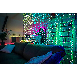 TWINKLY Curtain 210 (TWW210SPP-TEU) Smart LED šviestuvai 210 LED RGB+W 2,1m